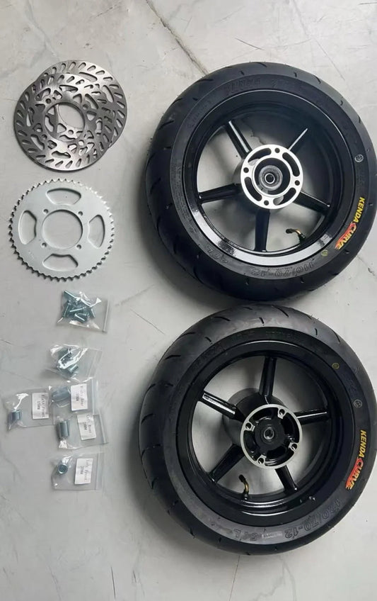 Tuttio / Razor Supermoto Wheelset – Complete Kit