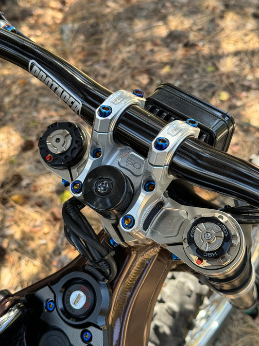 Direct Stem Riser Titanium Bolts