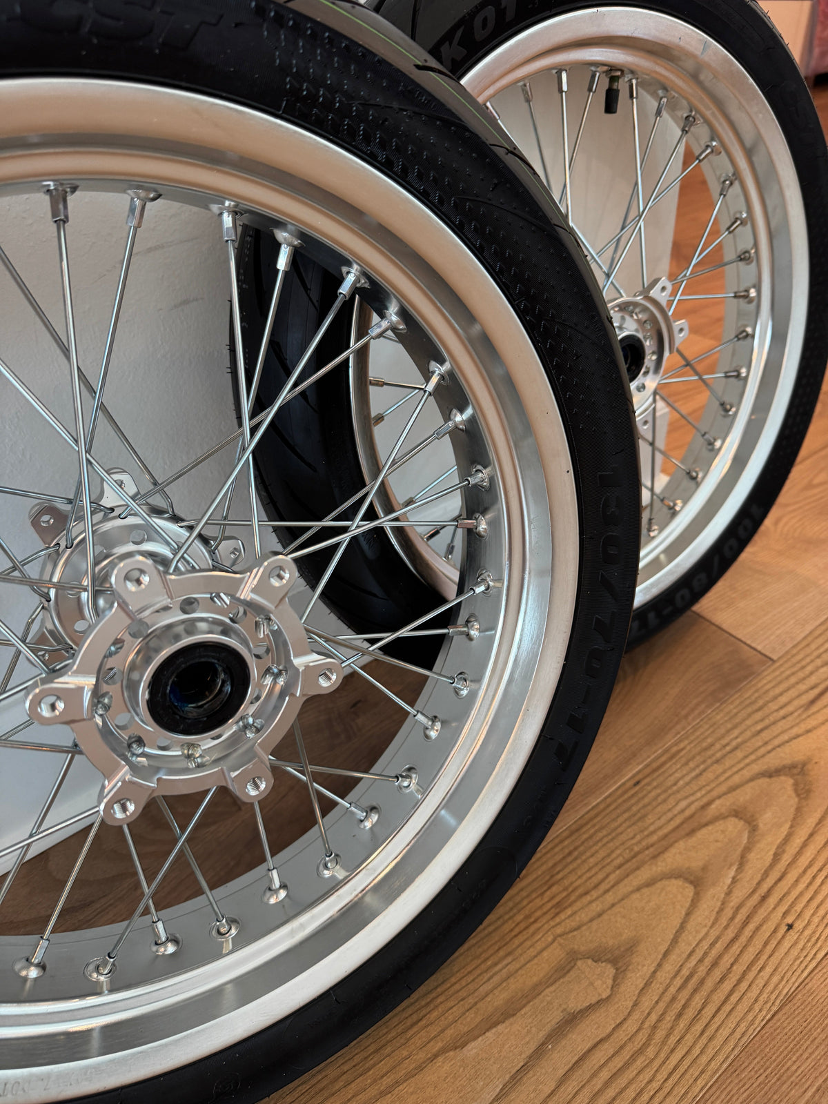 17in Chrome Supermoto Wheel Kit | Surron Ultra Bee