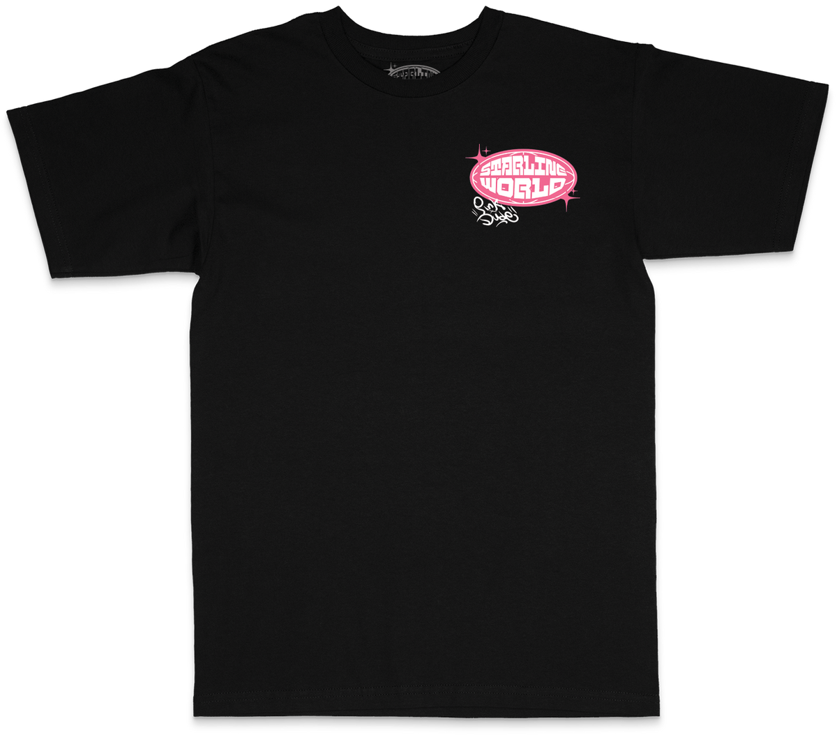 StarlineWorld (Black-PinkDude) Tee
