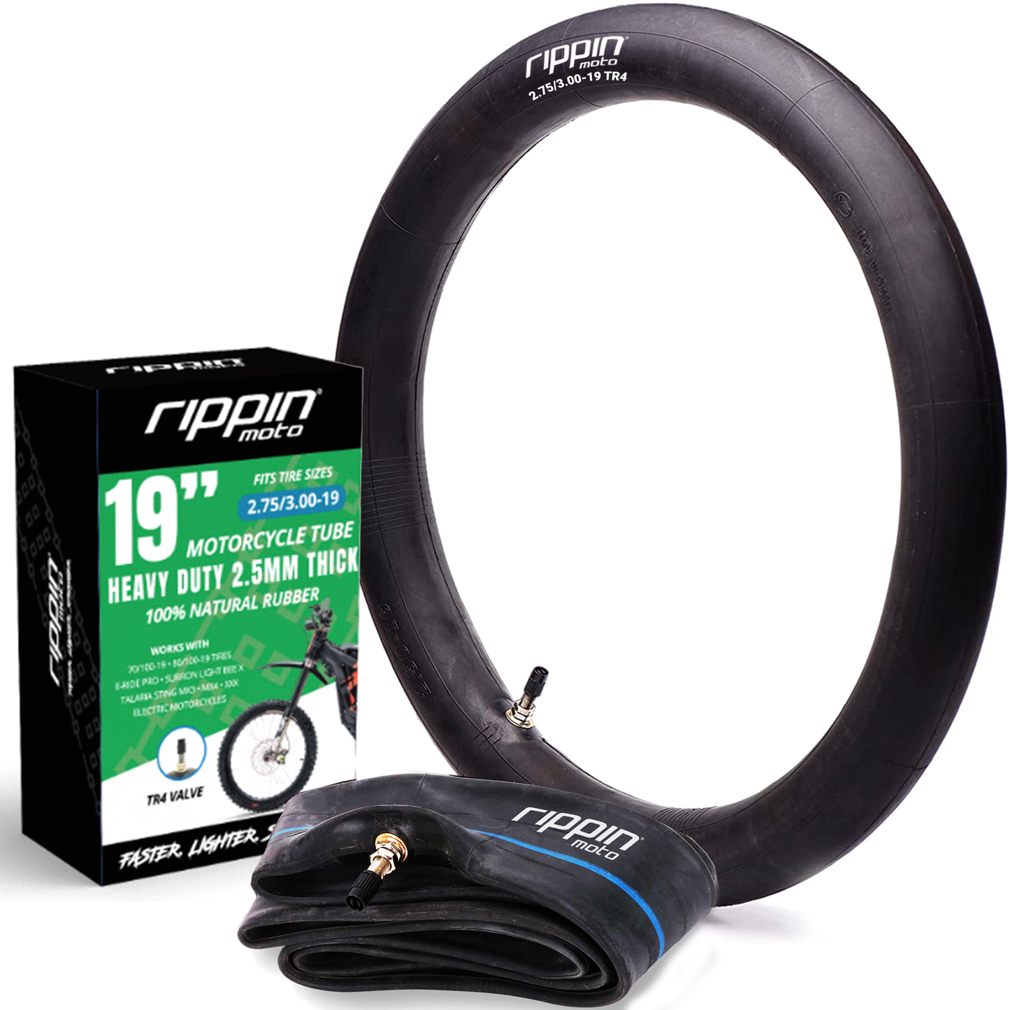 70/100-19 E-Moto Heavy Duty 19” Inner Tube (2.75/3.00-19)