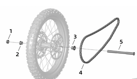 Surron Ultra Bee - OEM Rear Axle Locking Nut