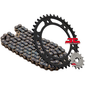 Tusk Chain and Sprocket Kit - Steel Rear/o-ring Chain