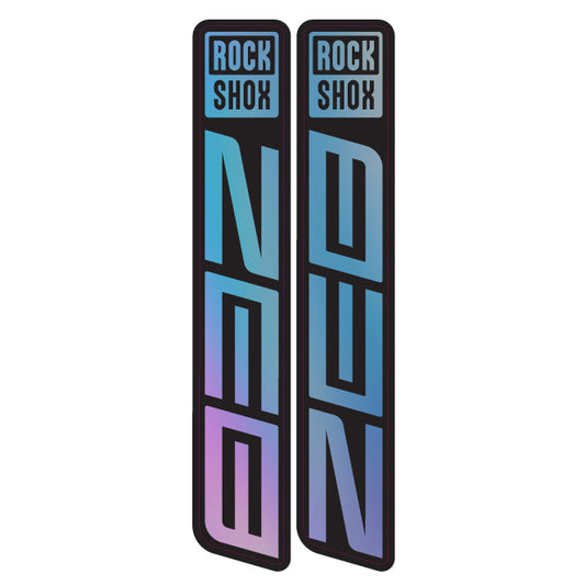 Metallic RockShox ZEB Fork Decal