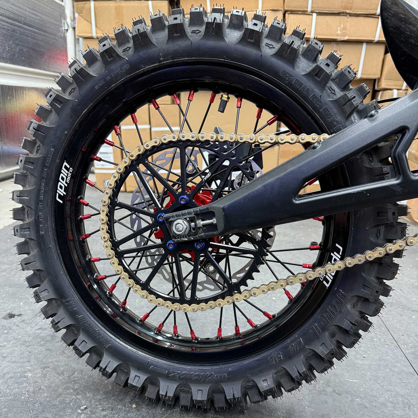 Blackline Off-Road Rear Wheel for Talaria Komodo