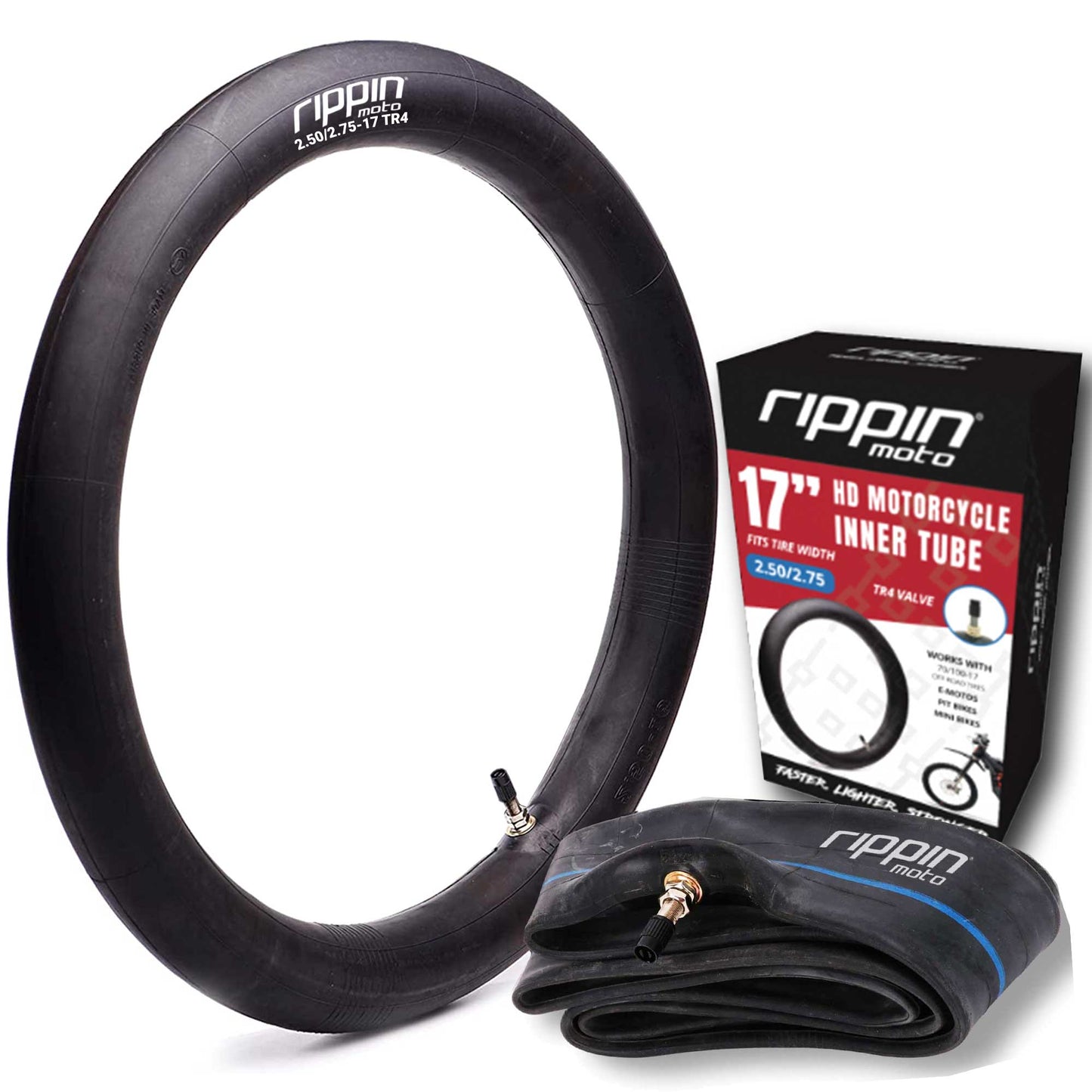 70/100‑17 E-Moto Inner Tube (2.50/2.75‑17) – Fits E-Ride PRO S