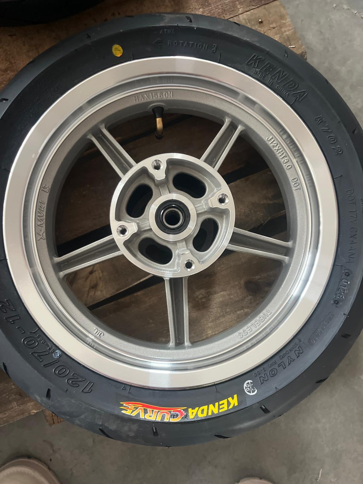 Chrome Tuttio / Razor / Yozma Supermoto Wheel Set