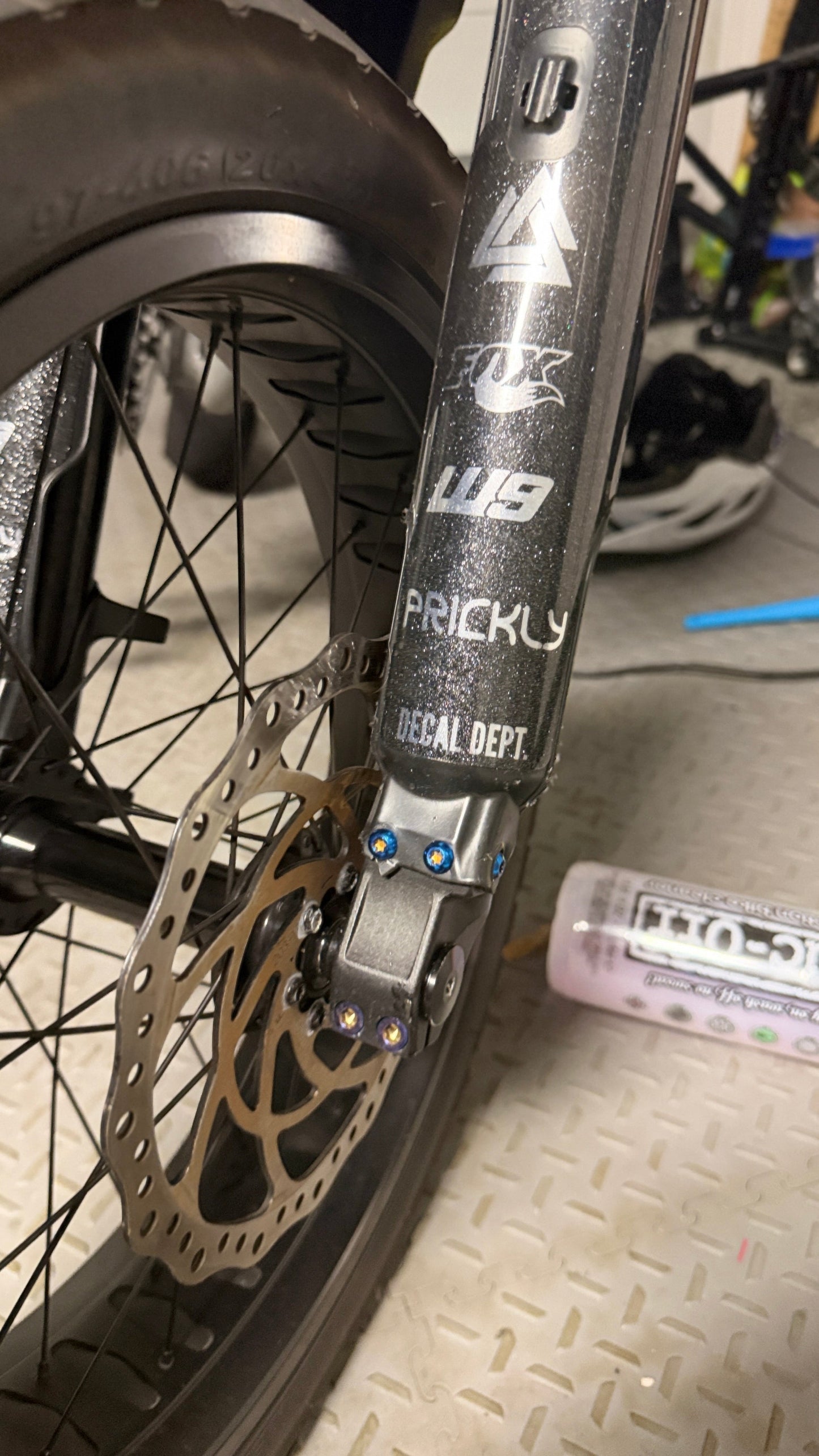 Super73 Titanium Fork Guard Bolts