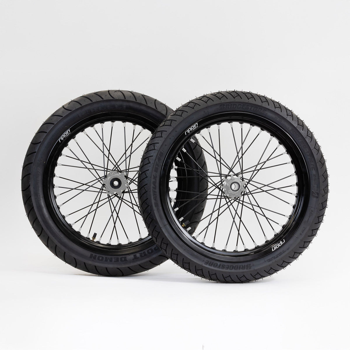 Blackline Ready-to-Ride Supermoto Wheelset for Talaria Komodo