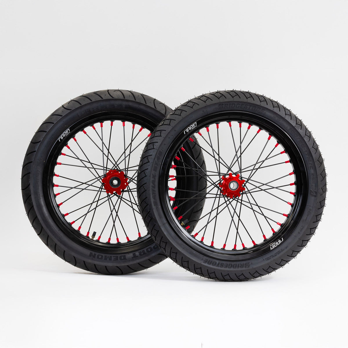 Blackline Ready-to-Ride Supermoto Wheelset for Talaria MX5