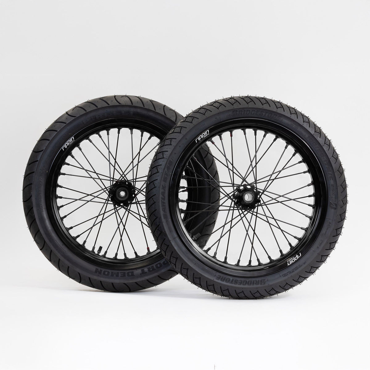 Blackline Ready-to-Ride Supermoto Wheelset for Talaria MX5