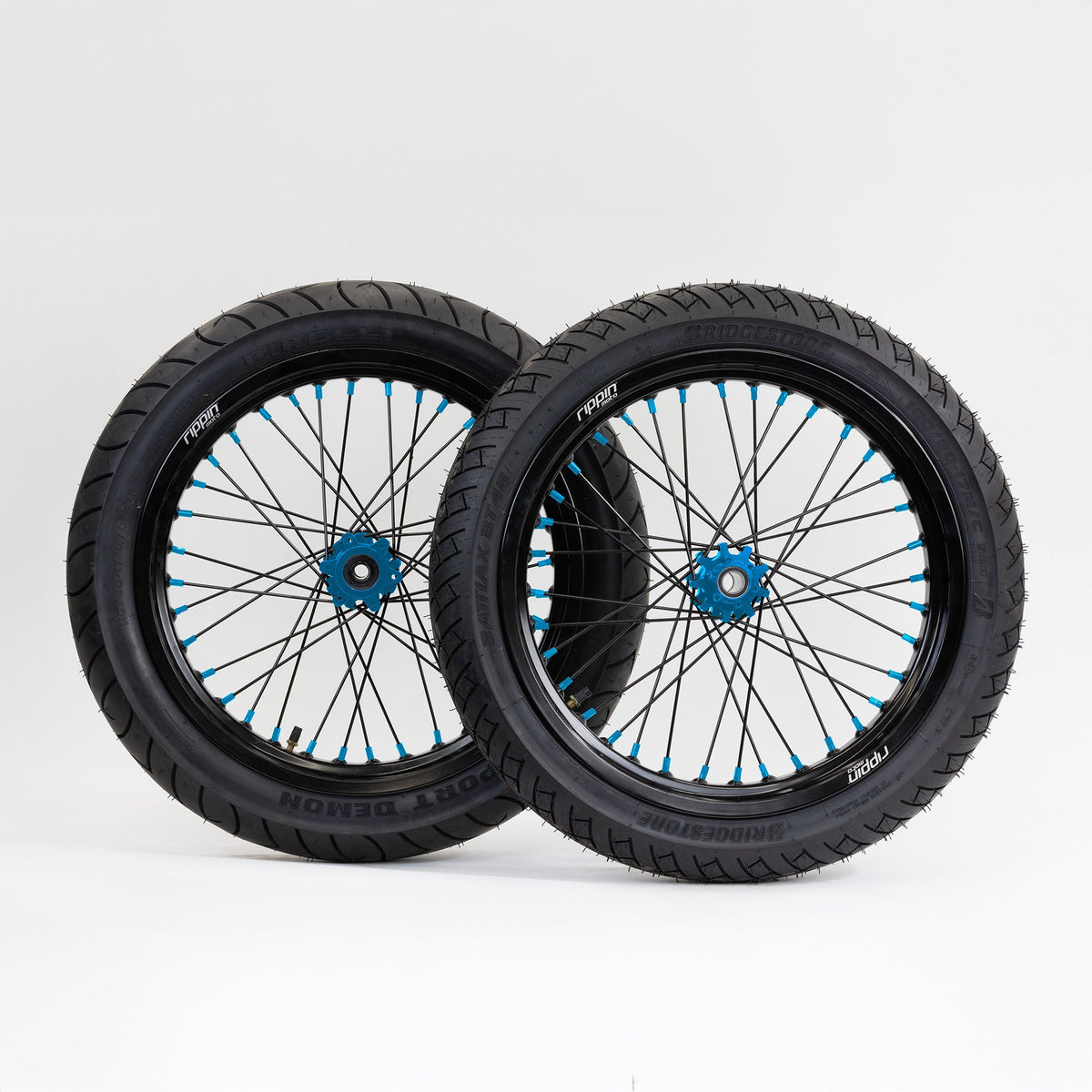 Blackline Ready-to-Ride Supermoto Wheelset for E-Ride Pro SS 2.0
