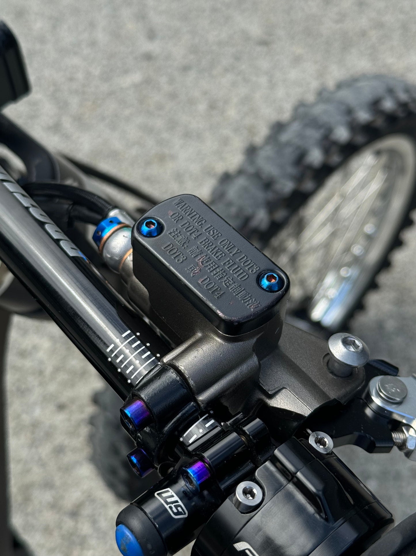 Titanium Ultra Bee Brake Reservoir Bolts