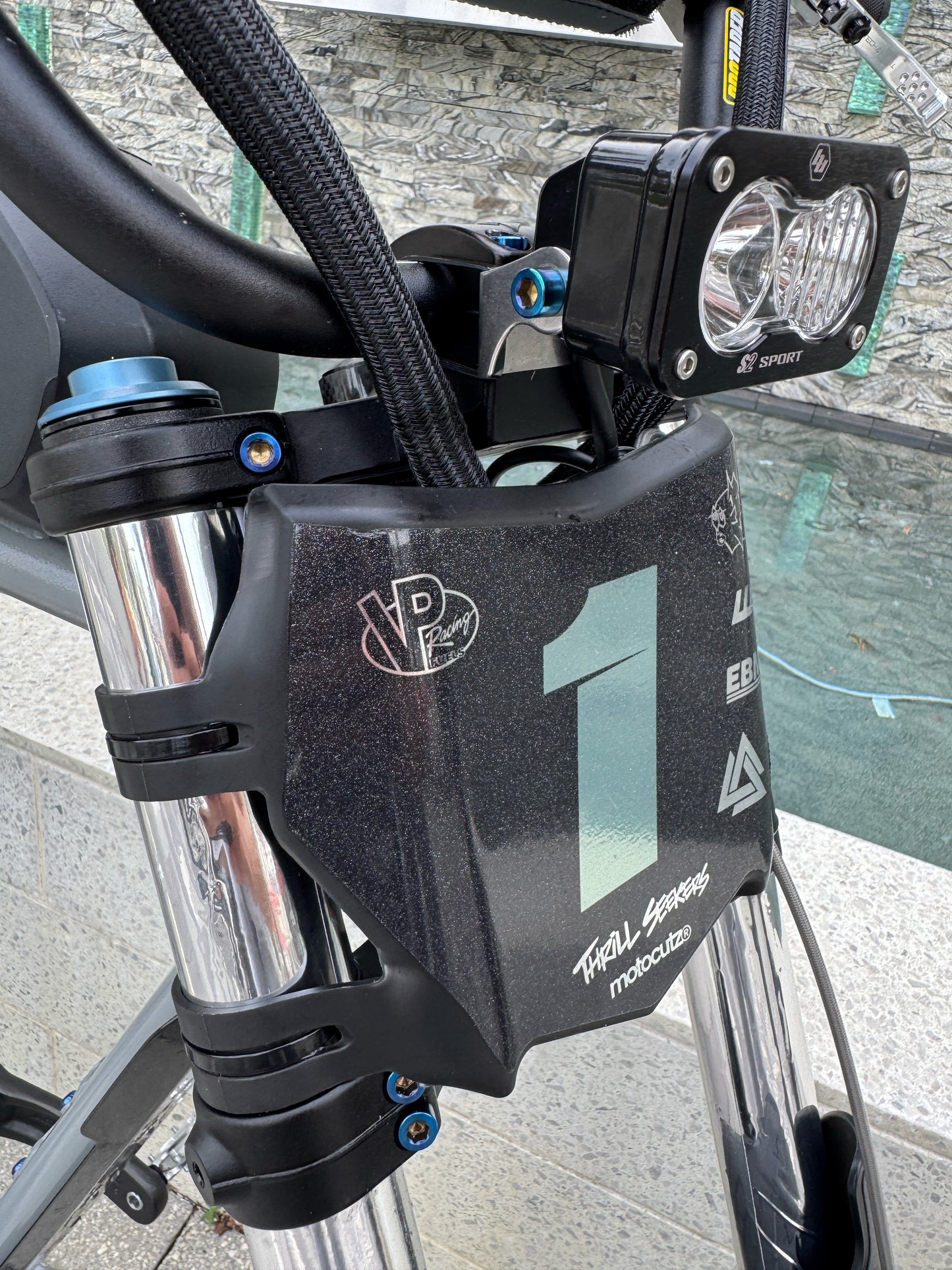 Super 73 RX Titanium Triple Clamp Bolts