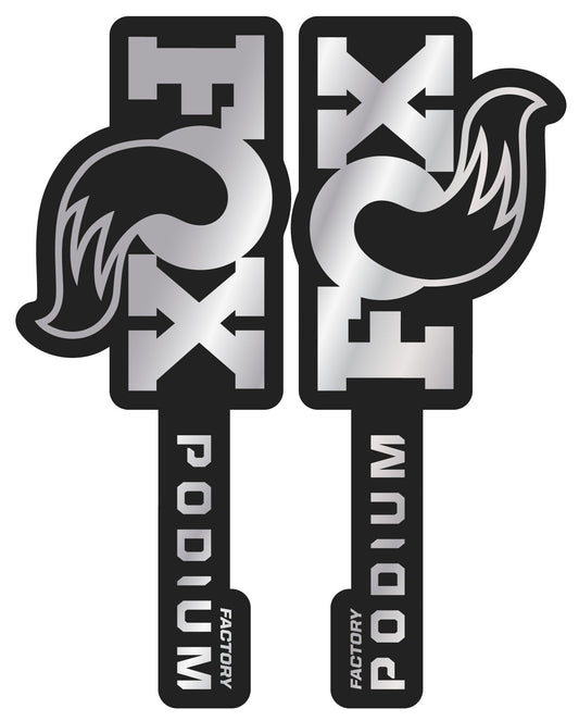 Metallic 2026 Fox Podium Fork Decal