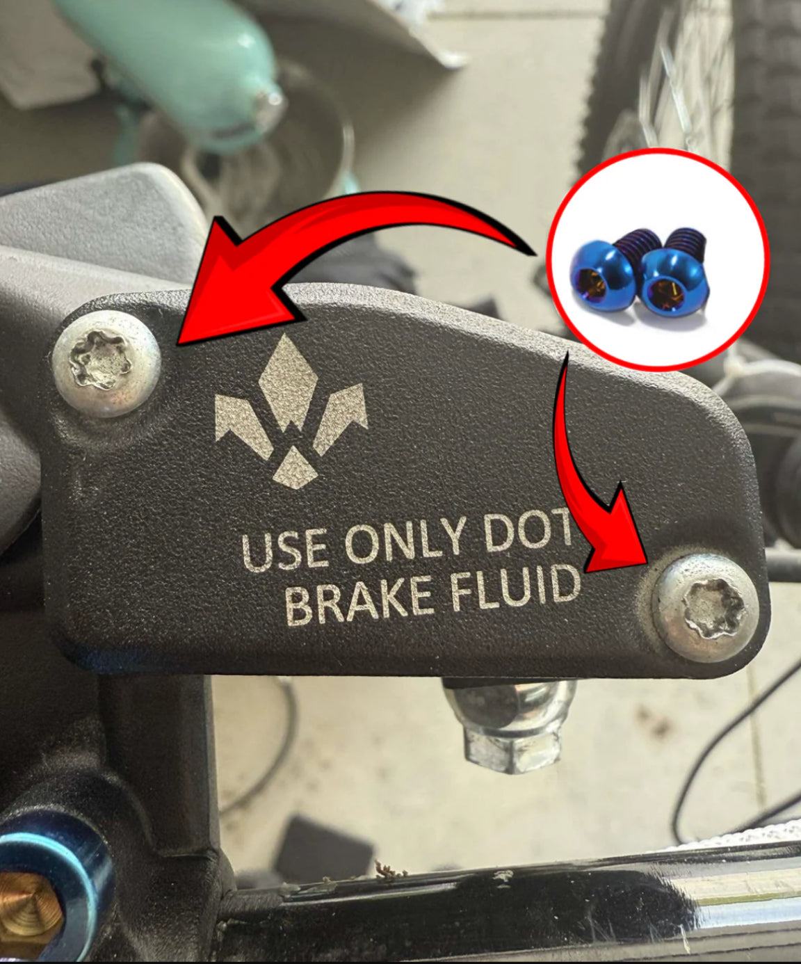 Formula Titanium Brake Reservoir Bolts