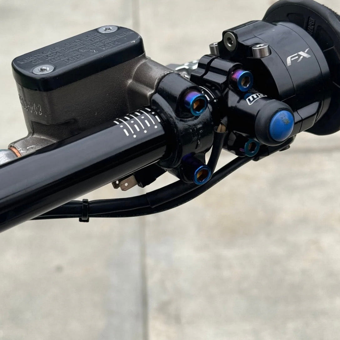 Ultra bee brake bar titanium clamp bolts (Set of 2)