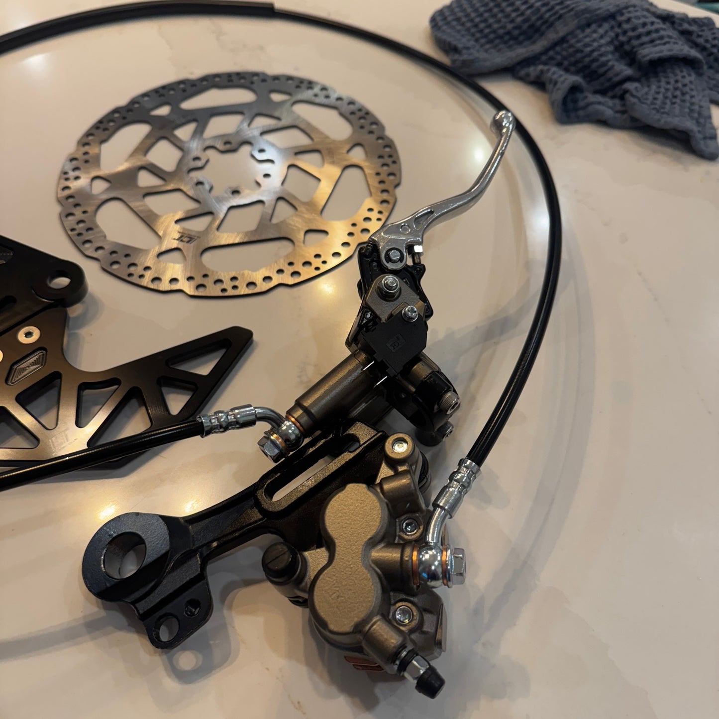 V2 Ultra Bee Rear Brake Kit for Sur‑Ron LBX & E‑Ride Pro