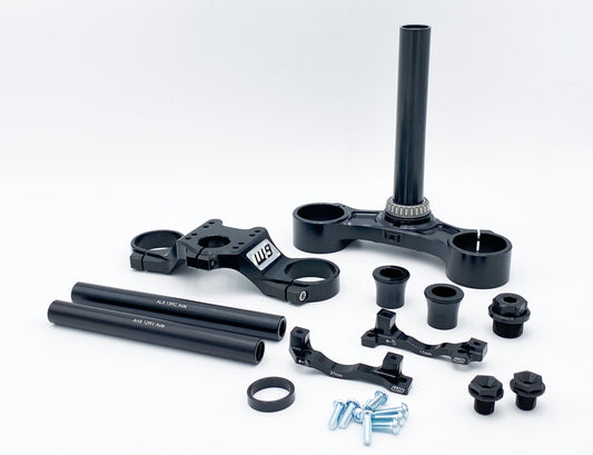 Warp 9 FastAce Drop Crown Triple Clamps