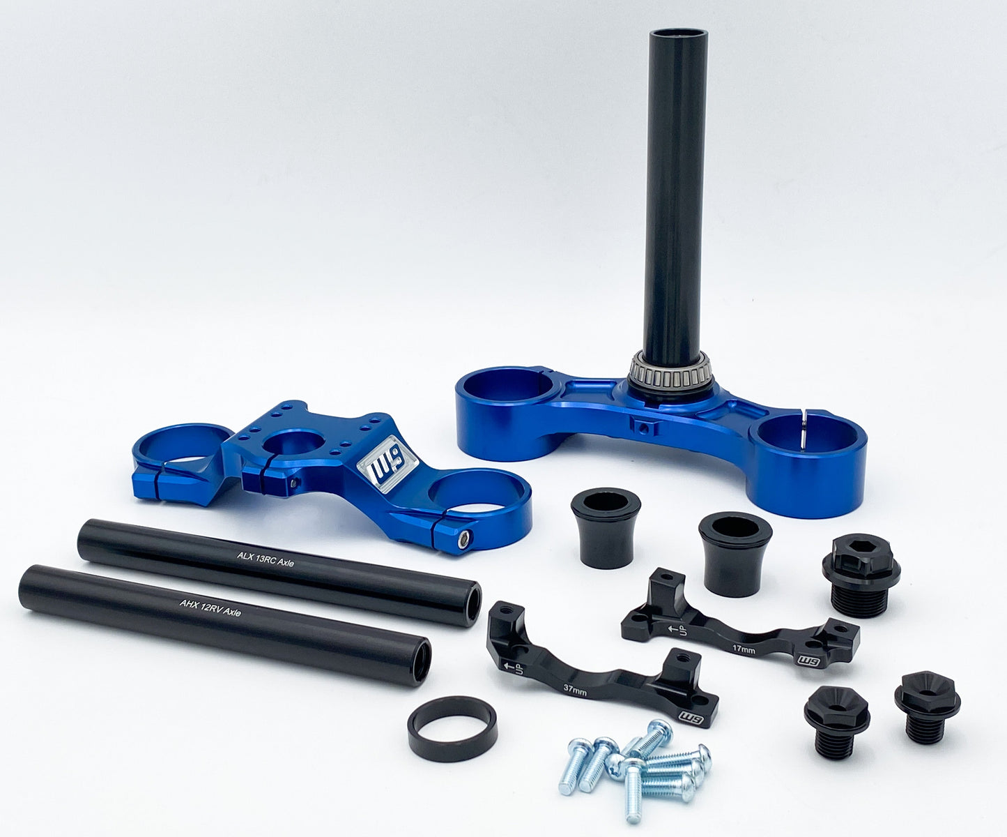 Warp 9 FastAce Drop Crown Triple Clamps