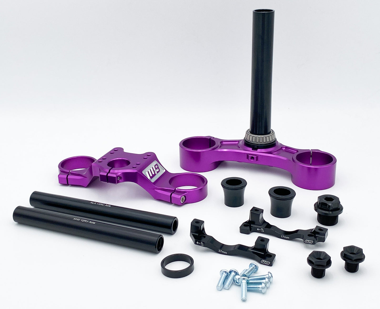 Warp 9 FastAce Drop Crown Triple Clamps