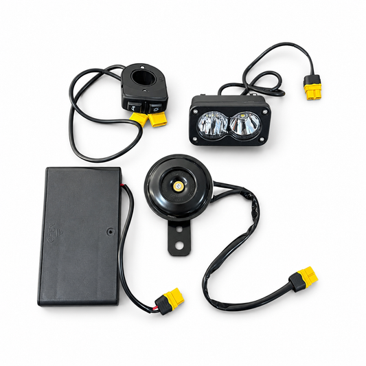 Universal Battery Powered Horn & Baja Style Light Kit