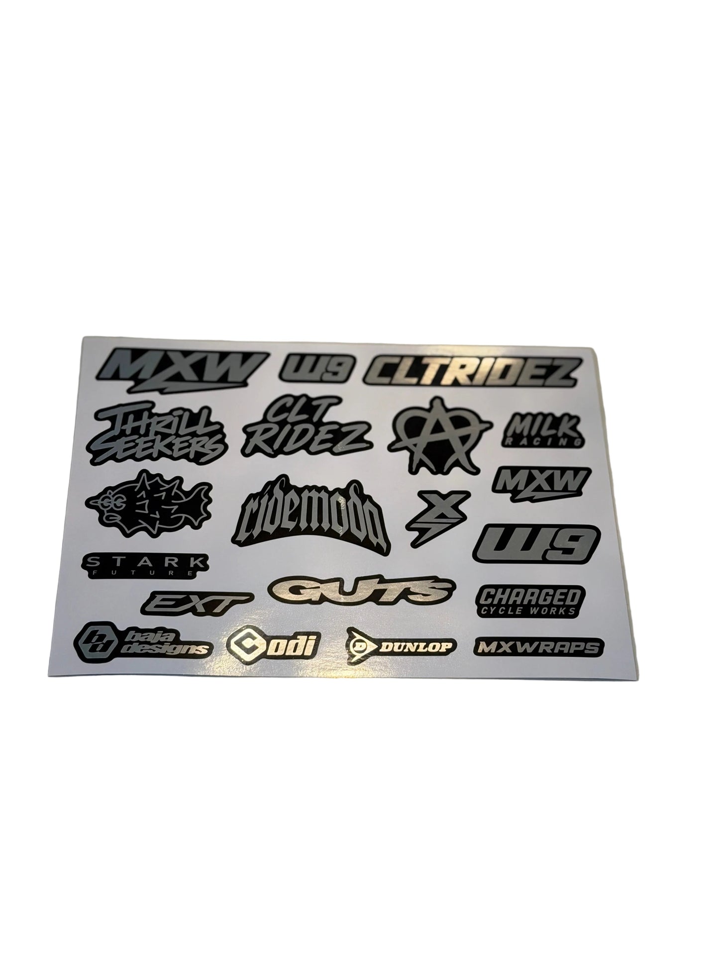 E-Moto Logo Sticker Sheet