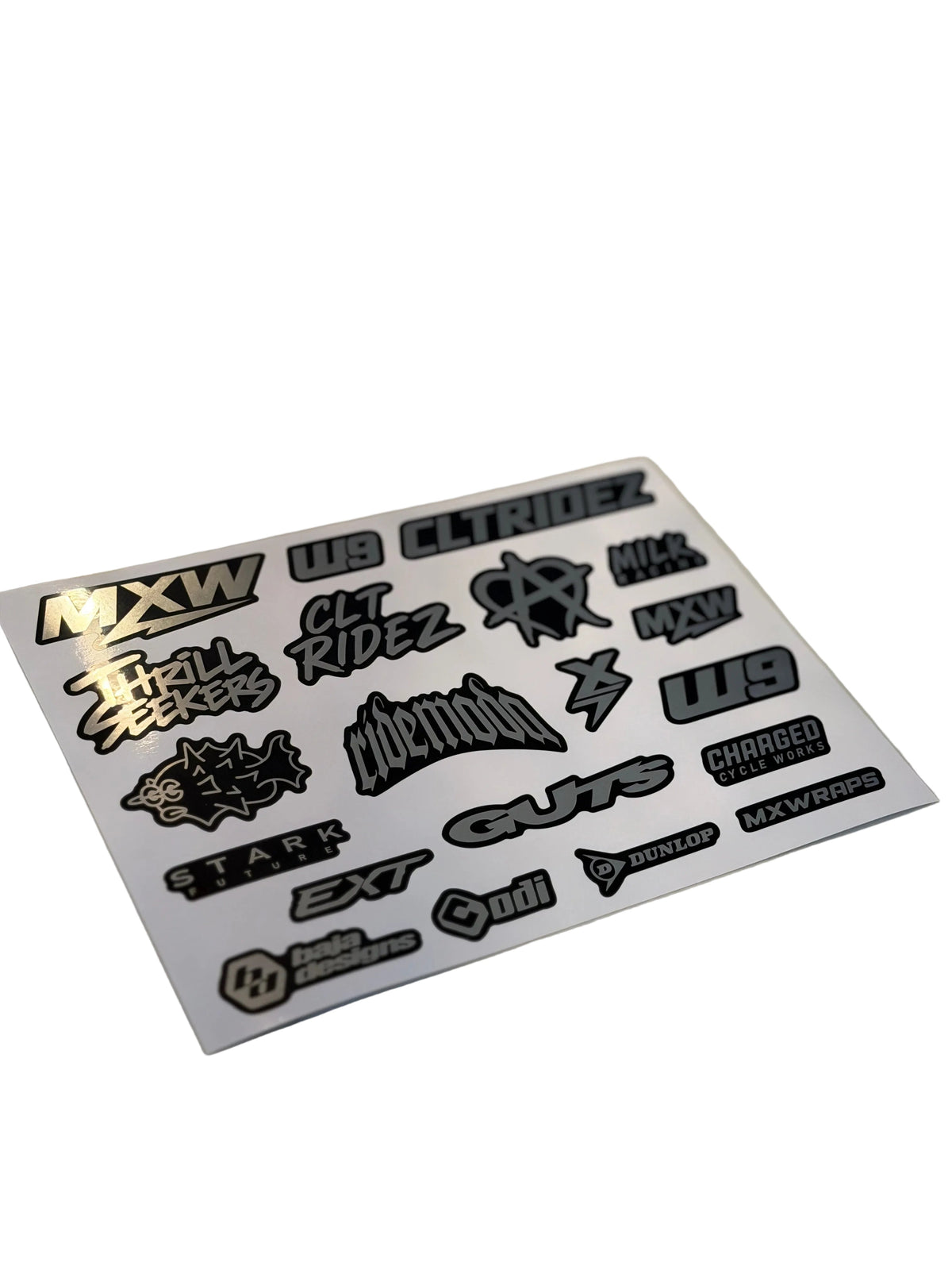 E-Moto Logo Sticker Sheet