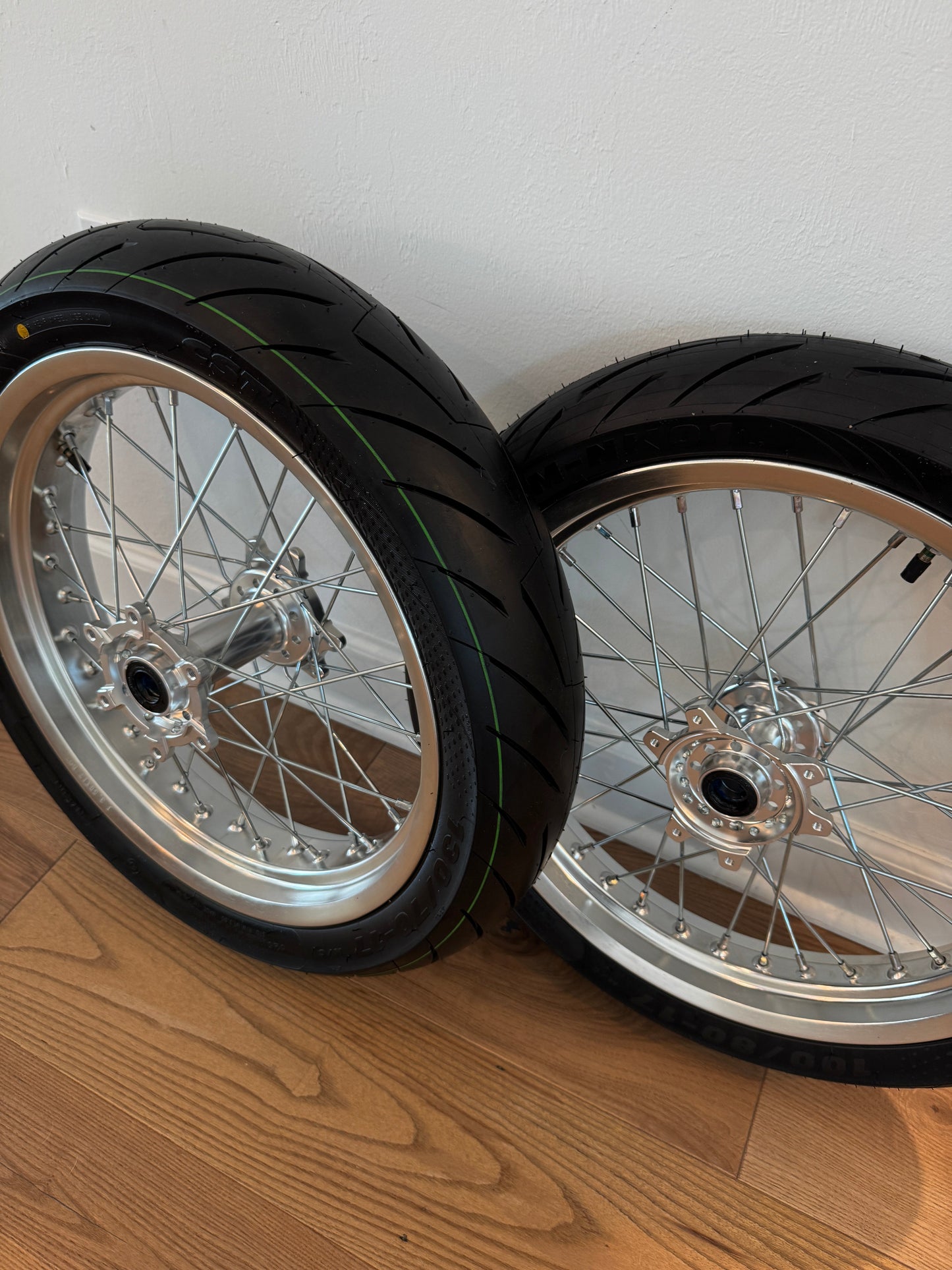 17in Chrome Supermoto Wheel Kit | Surron Ultra Bee