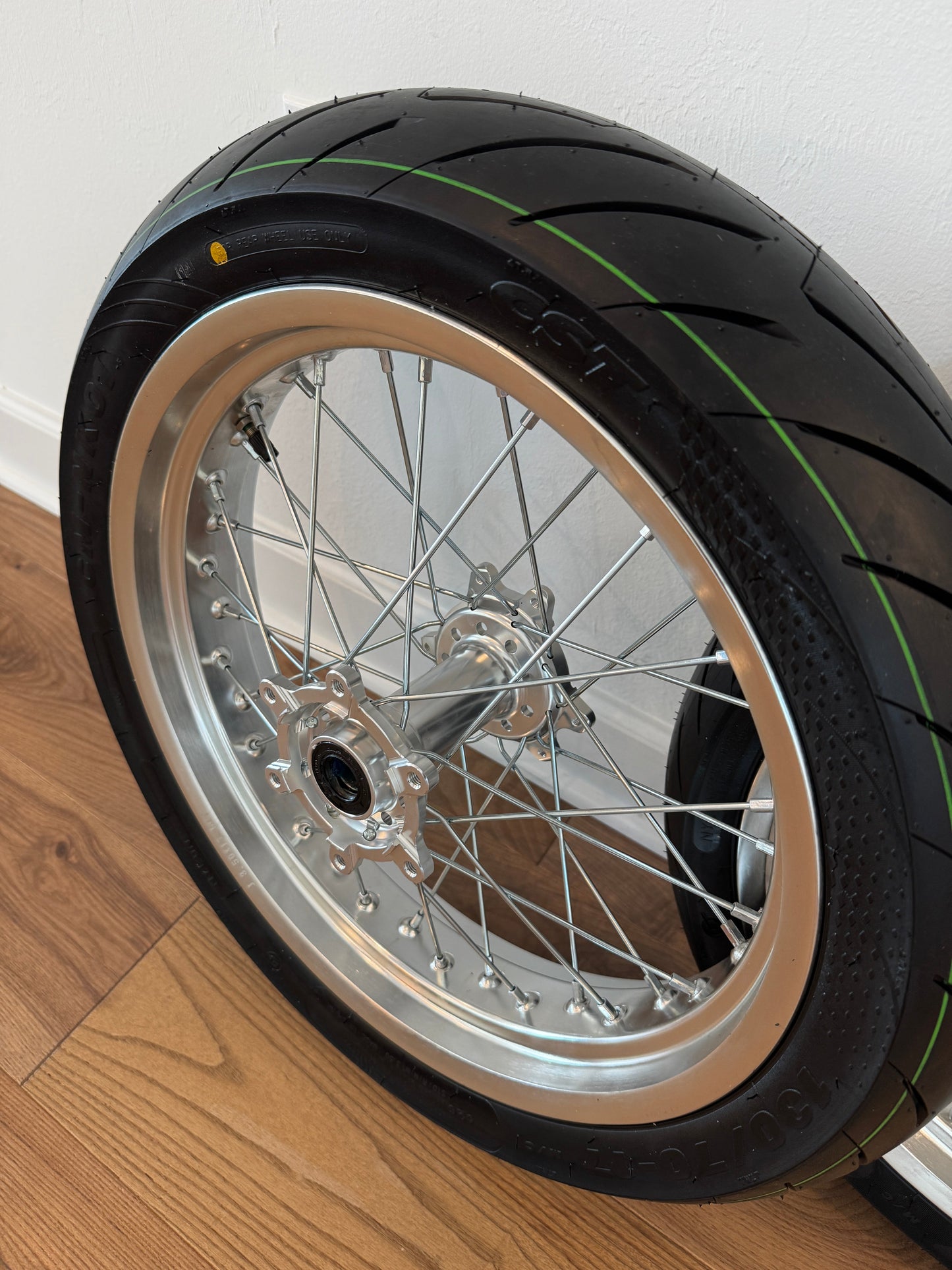 17in Chrome Supermoto Wheel Kit | Surron Ultra Bee
