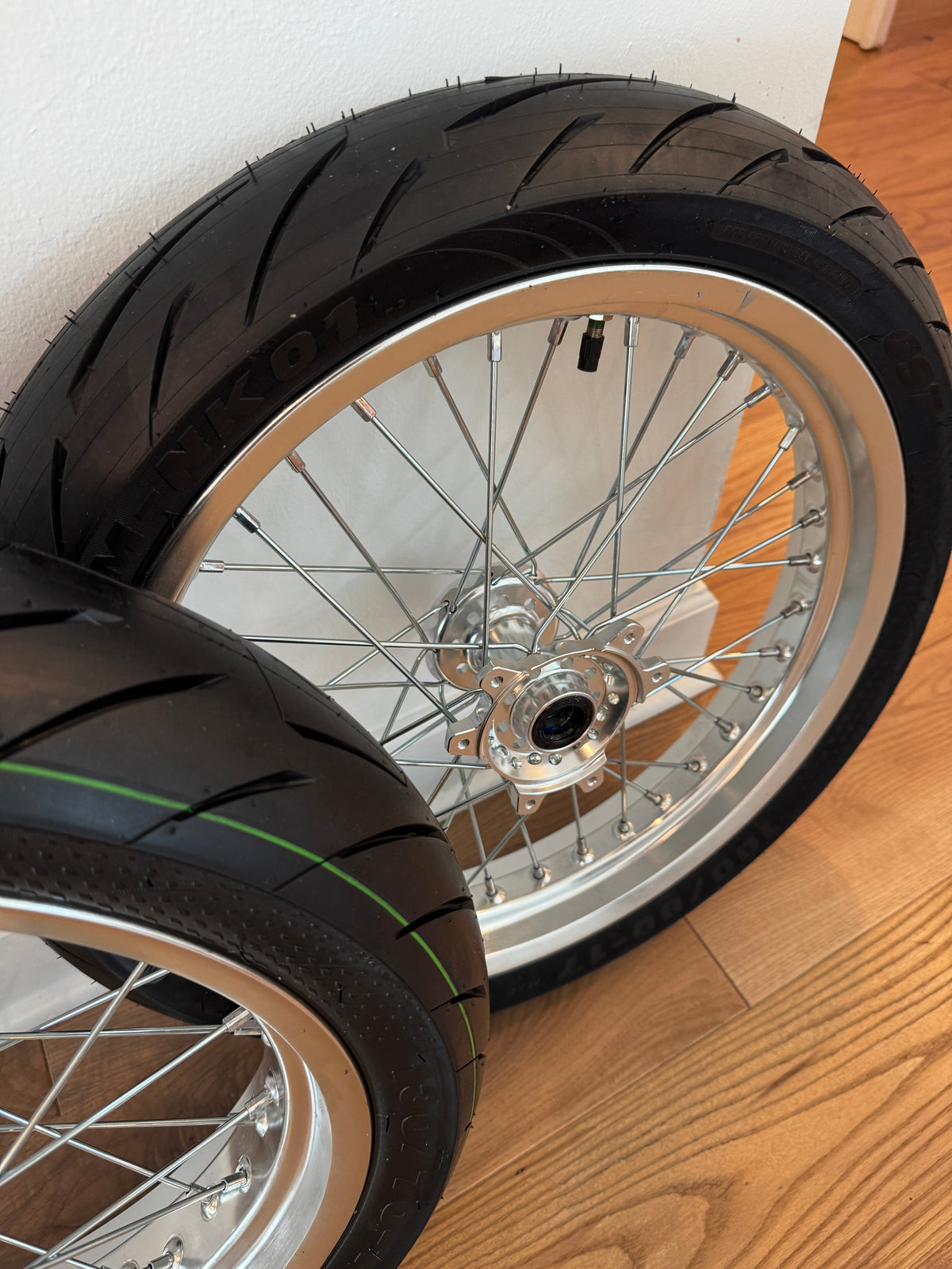17in Chrome Supermoto Wheel Kit | Surron Ultra Bee