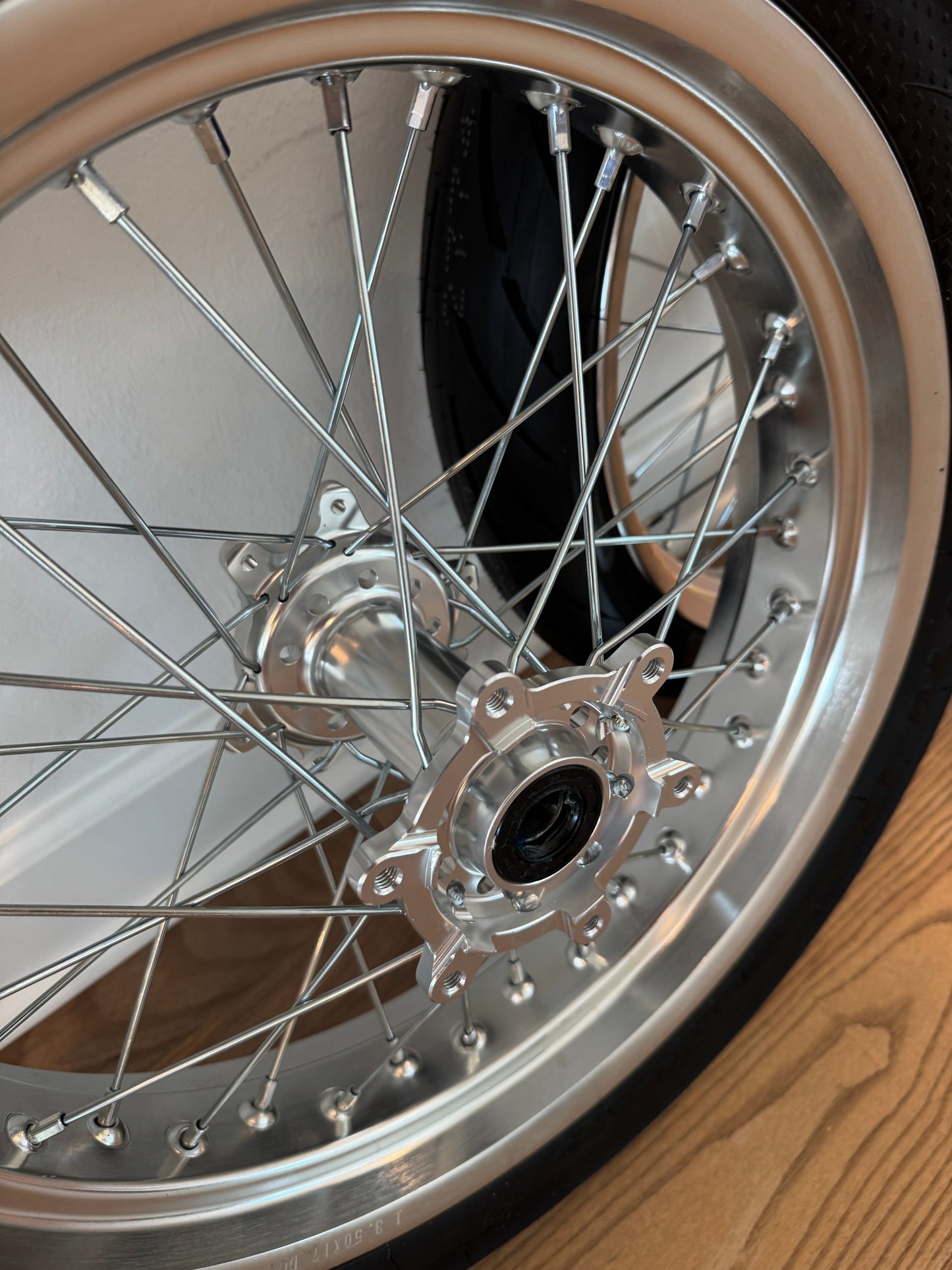 17in Chrome Supermoto Wheel Kit | Surron Ultra Bee