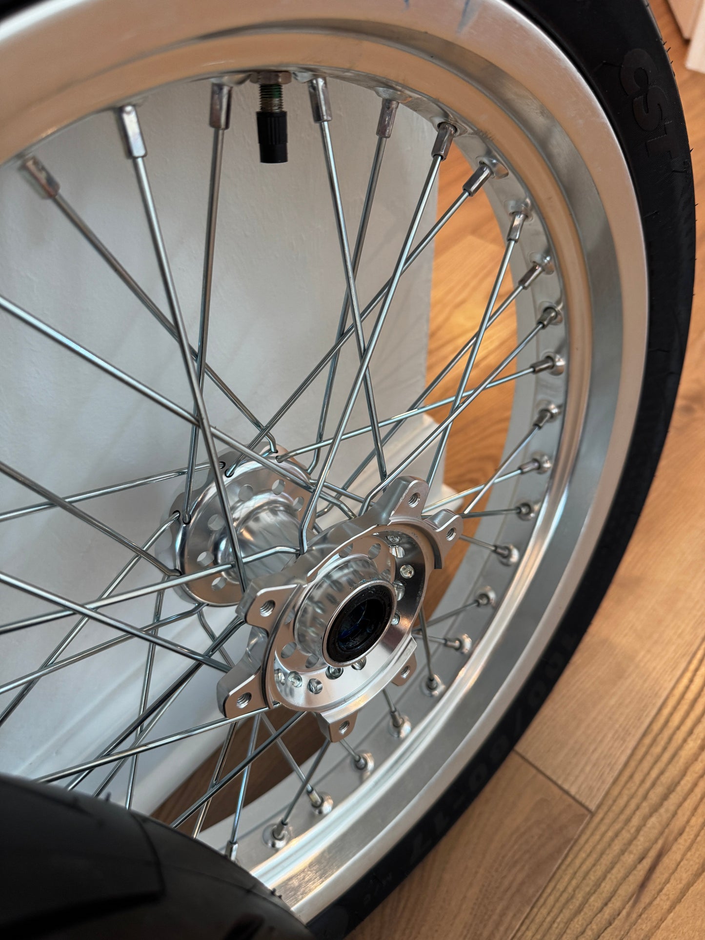 17in Chrome Supermoto Wheel Kit | Surron Ultra Bee