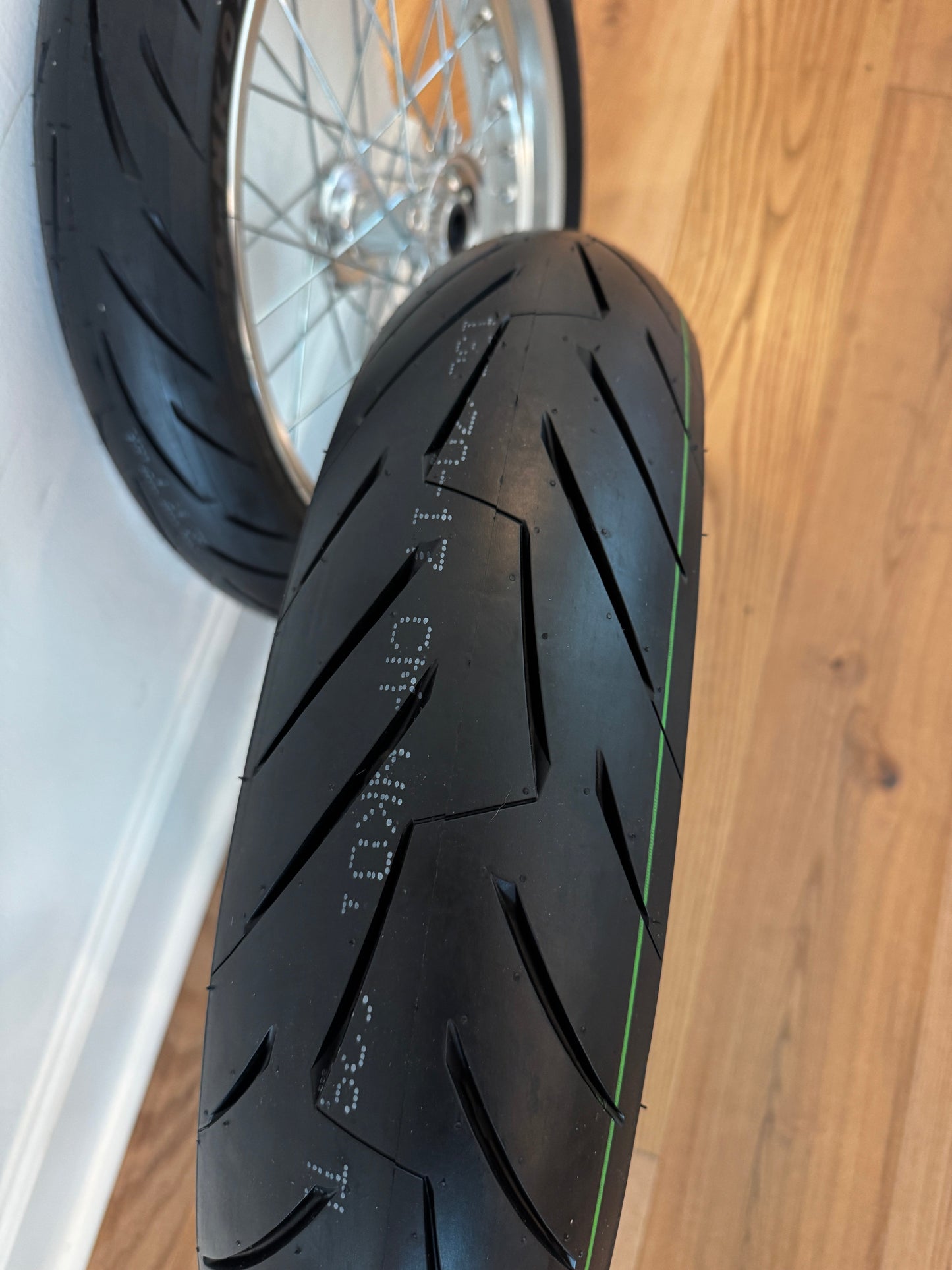 17in Chrome Supermoto Wheel Kit | Surron Ultra Bee