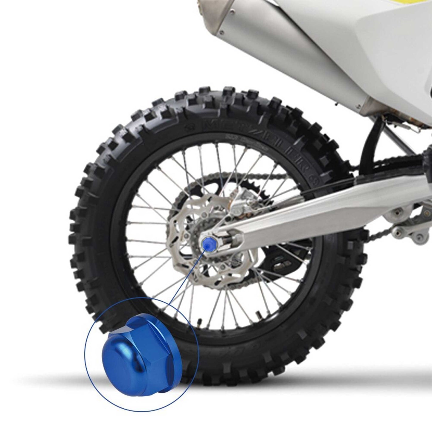 Rear Axle Nut M20x1.5 for KTM & Husqvarna [AI-7075]