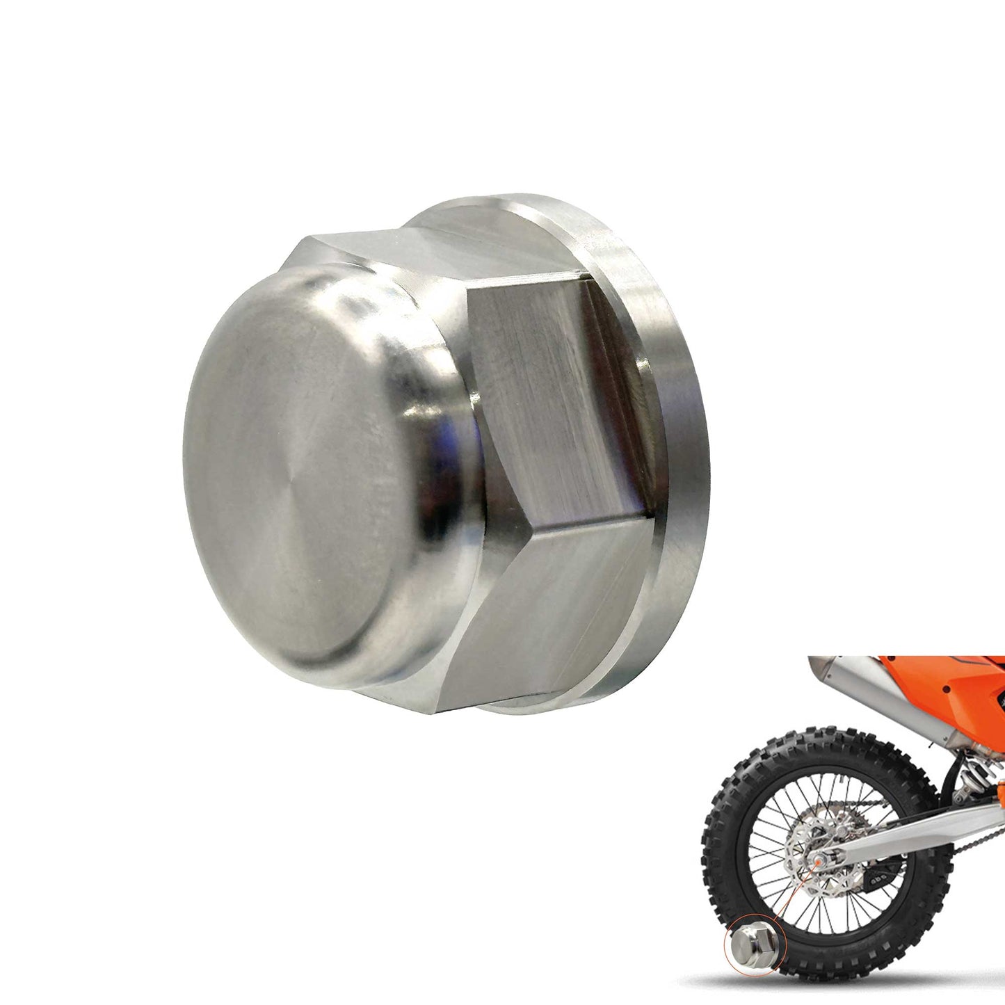 Titanium Rear Axle Nut M20x1.5 for KTM & Husqvarna [GR5]