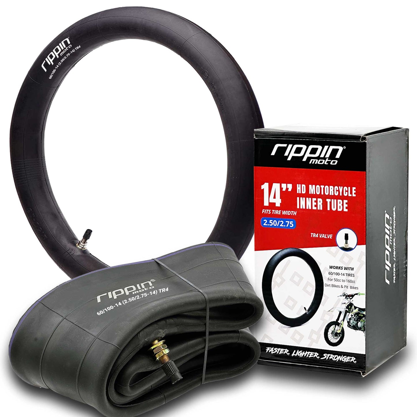 60/100‑14 (2.50/2.75 x 14) Heavy Duty Inner Tube – 3 mm Thick