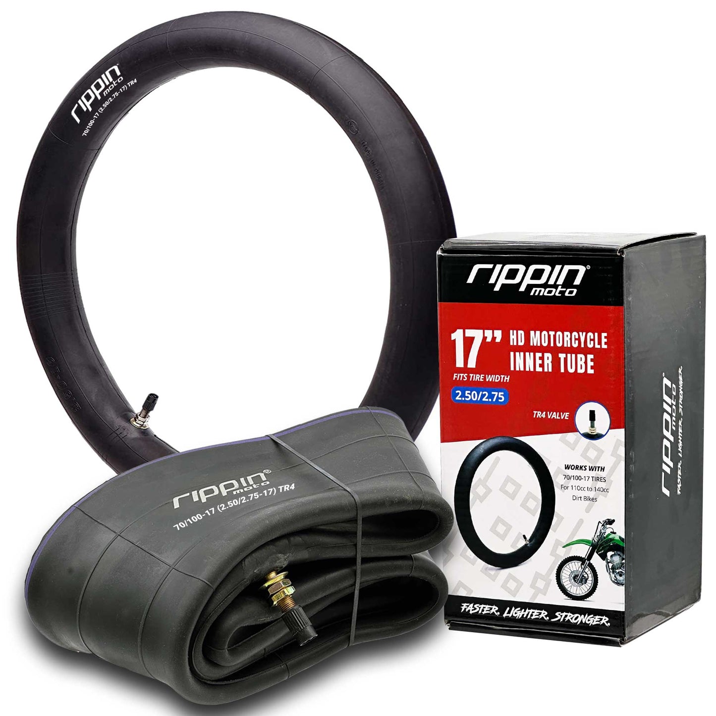70/100‑17 (2.50/2.75‑17) Heavy Duty Inner Tube – 3 mm Thick