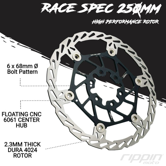 Rippin Moto 250mm Race Spec Rotor [Rear] – Talaria Sting L1E, MX3, MX4 & XXX