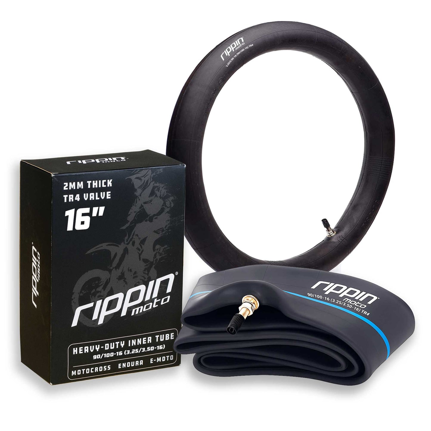 90/100-16 E-Moto Heavy Duty Inner Tube (3.25/3.50-16) – 2MM Reinforced