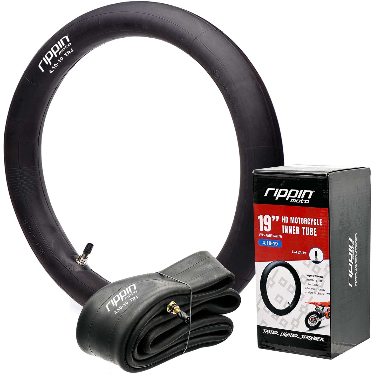 100/90-19 (4.10 x 19) Heavy Duty 19” Motorcycle Inner Tube – 3MM Thick