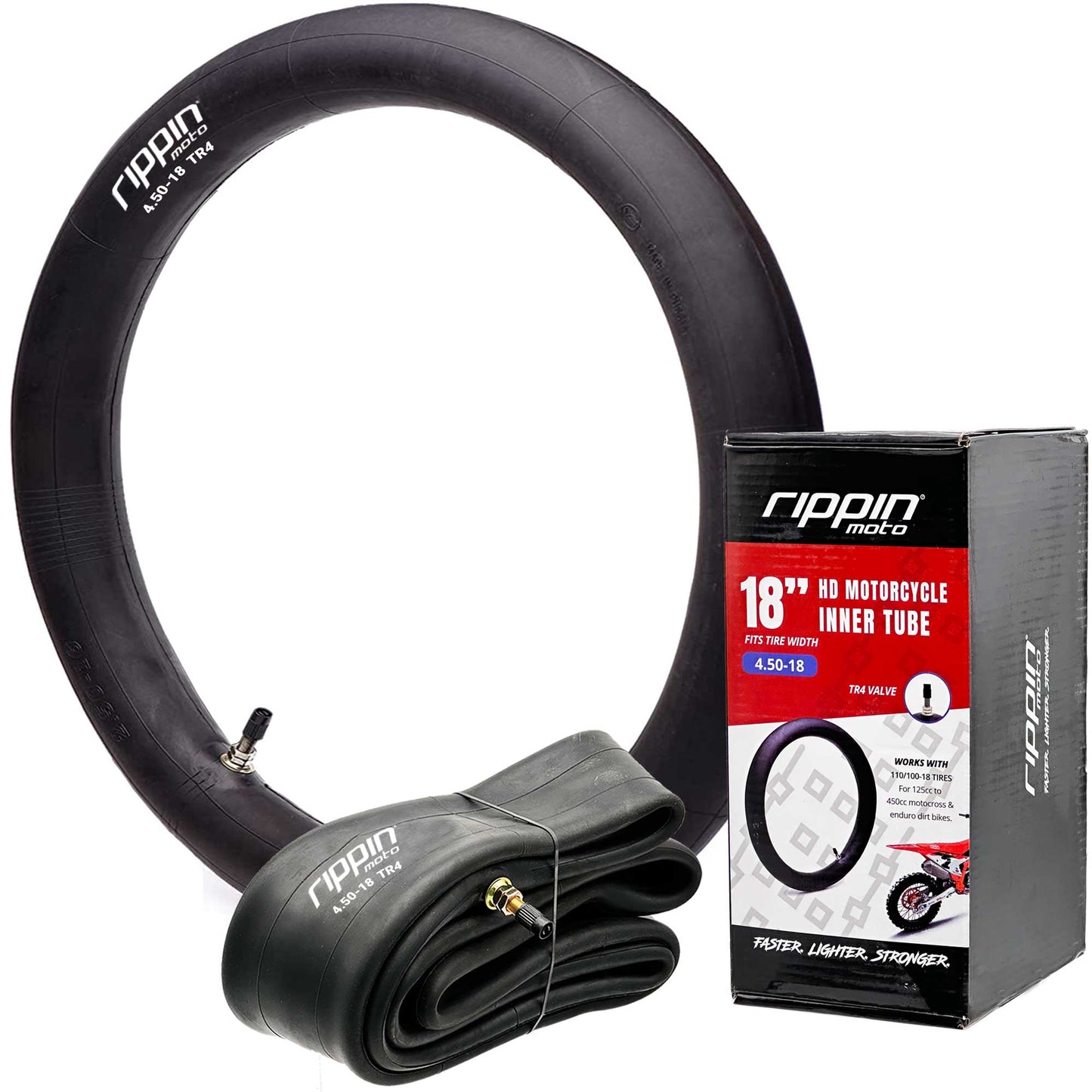 110/100‑18 (4.5 x 18) Heavy Duty Motorcycle Inner Tube – 3 mm Thick