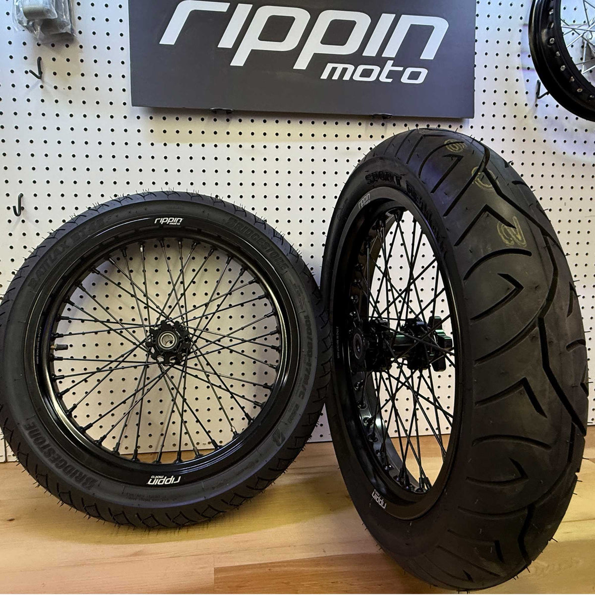 Blackline Ready-to-Ride Supermoto Wheelset for Talaria MX5