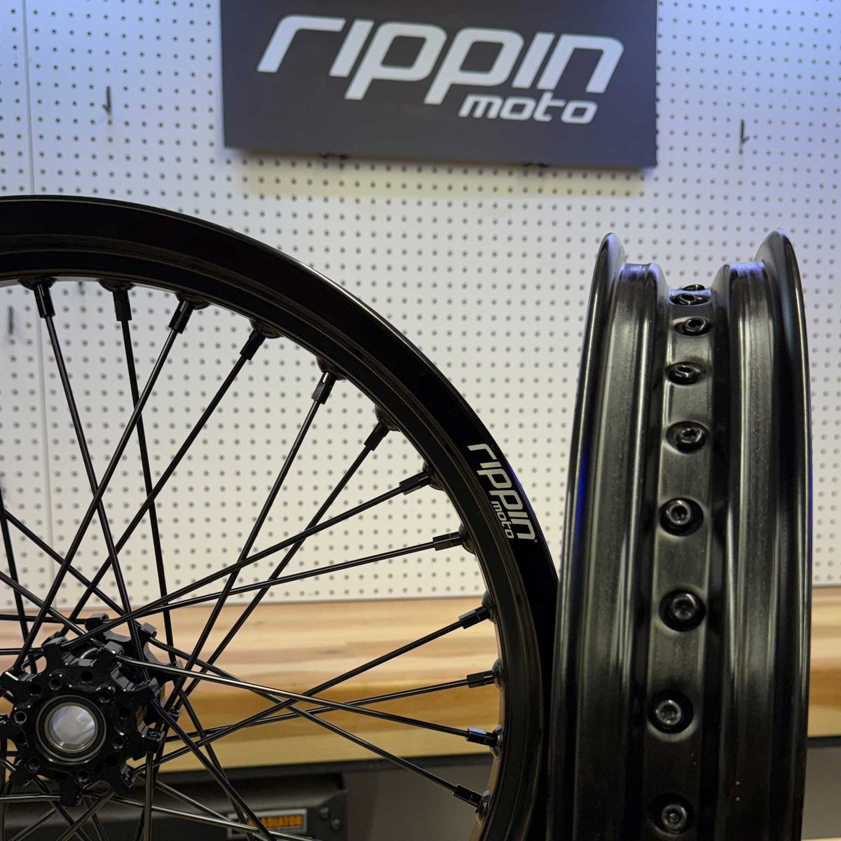 Blackline Ready-to-Ride Supermoto Wheelset for Arctic Leopard XE PRO S