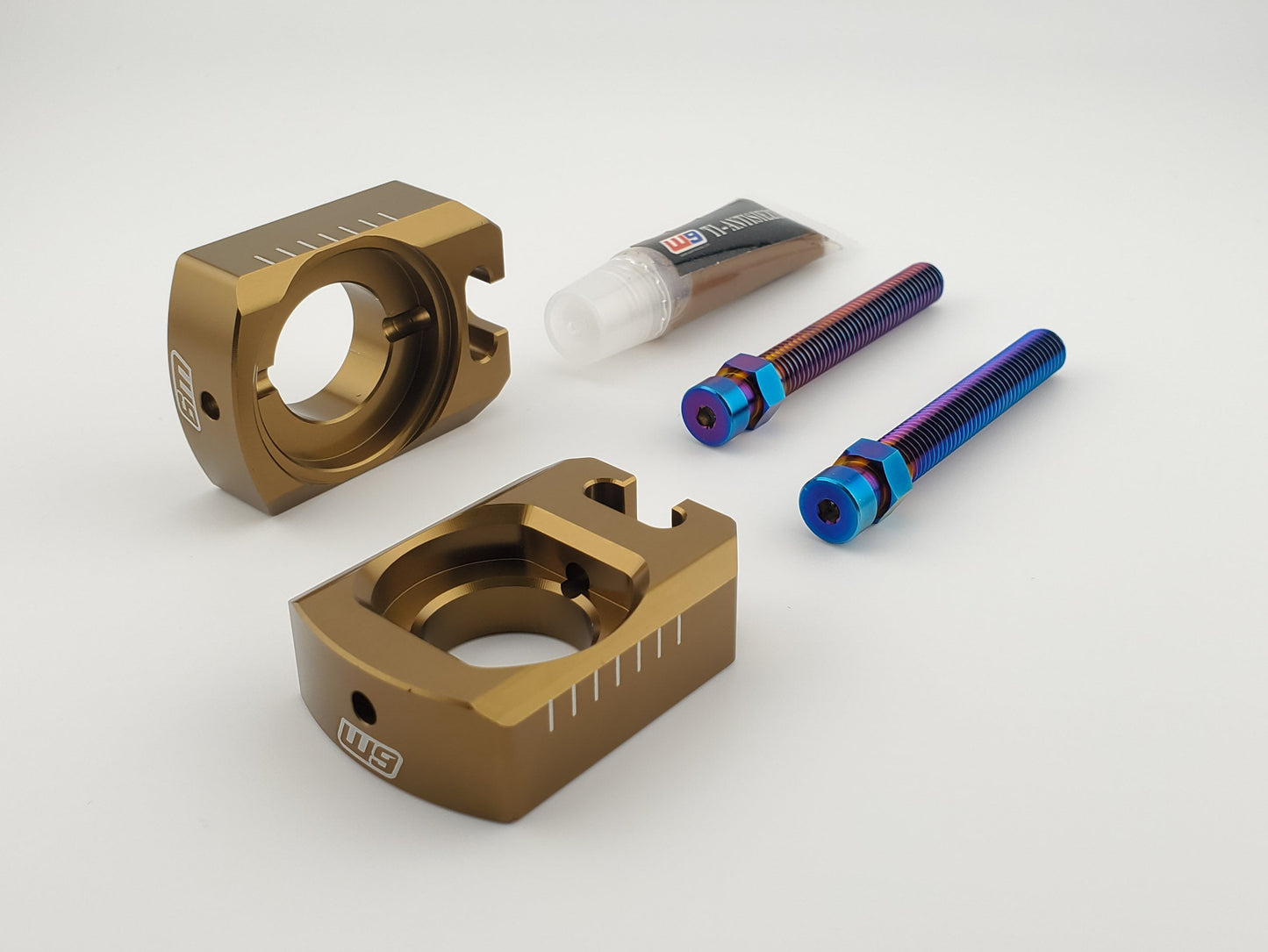 Warp 9 Ultra Bee Titanium Axle & Adjustable Blocks