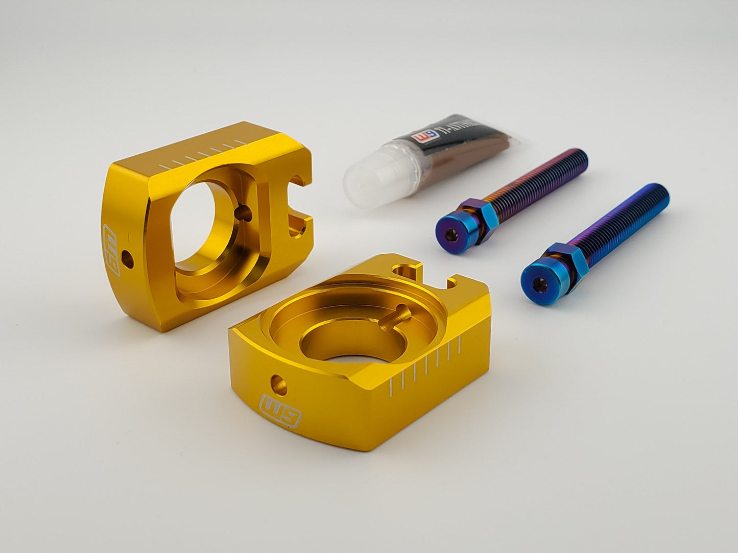 Warp 9 Ultra Bee Titanium Axle & Adjustable Blocks