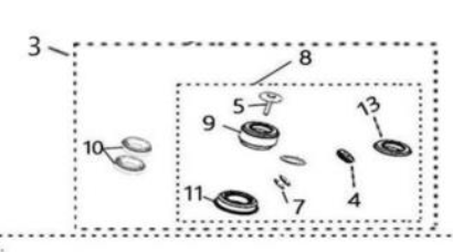 Surron Light Bee - OEM  Tapered Roller Bearing Headset Assy.