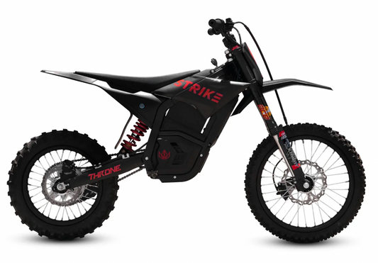 Strike Shadow 72V Electric Dirt Bike (Black)