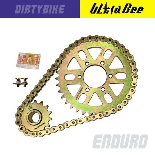Primary Belt to Chain Conversion Kit | 420 RK MXU | Enduro | Surron Ultra Bee