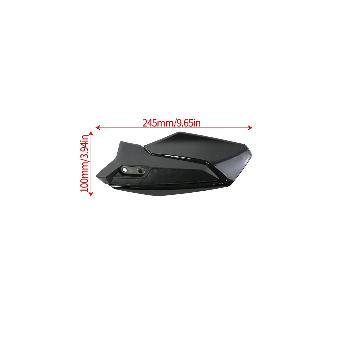 Surron Ultra Bee – Left and Right Hand Guard Windshield – Black | OEM